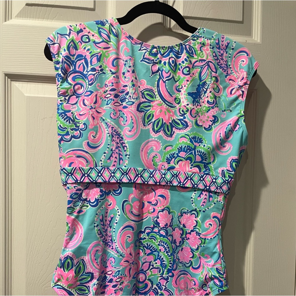 Lilly Pulitzer one piece swimsuit worn once.